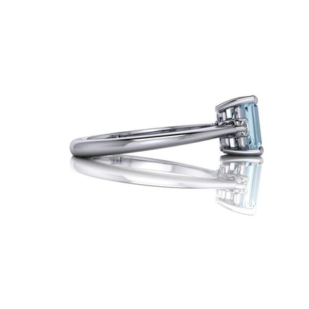 14 kt white gold Engagement Ring Bel Viaggio Designs, LLC