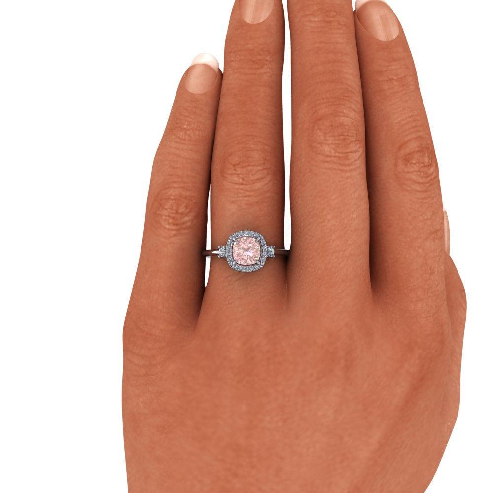 4.5 Morganite Rings Bel Viaggio Designs, LLC