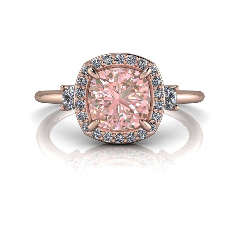 4.5 Morganite Rings Bel Viaggio Designs, LLC