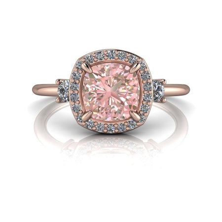 4.5 Morganite Rings Bel Viaggio Designs, LLC