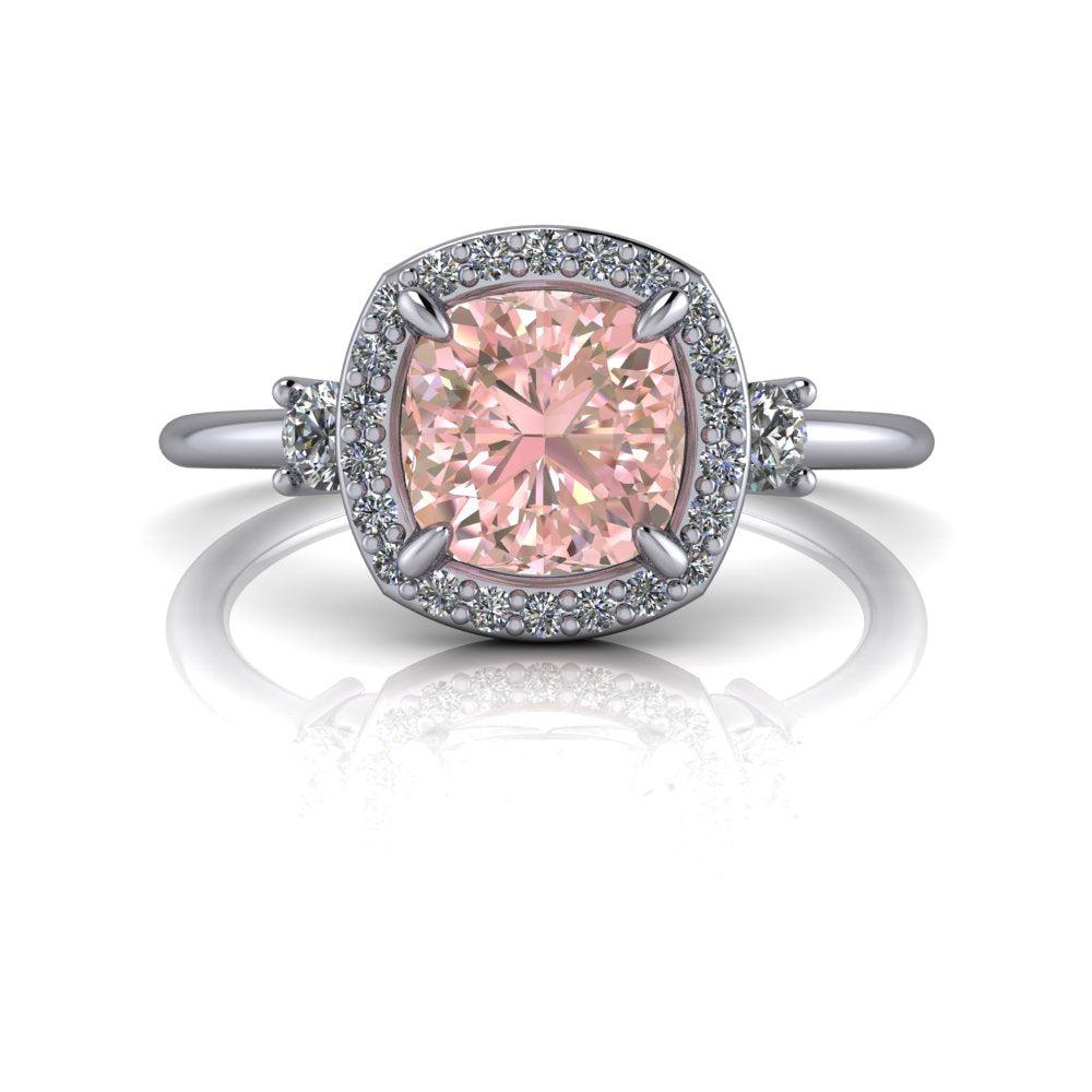 4.5 Morganite Rings Bel Viaggio Designs, LLC