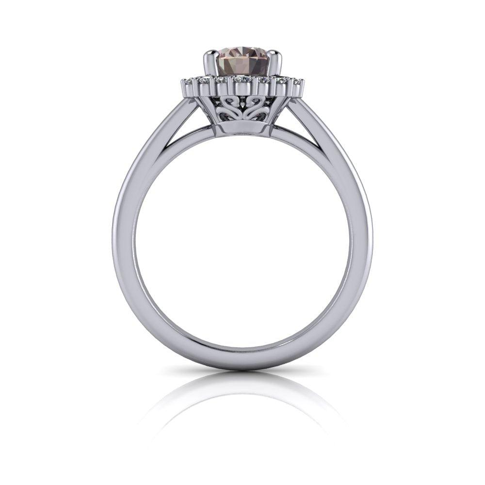 4.5 Morganite Rings Bel Viaggio Designs, LLC