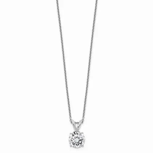 14 kt white gold necklace Bel Viaggio Designs, LLC