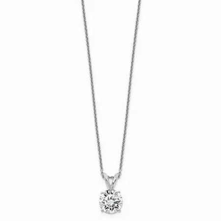 14 kt white gold necklace Bel Viaggio Designs, LLC