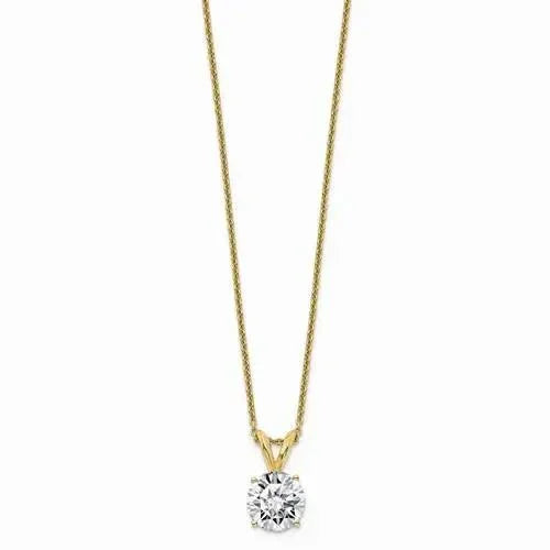 Collana con barra di moissanite in oro 14k e cinque pietre Collana con barra di moissanite in oro 14k e cinque pietre