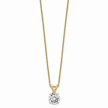 14 kt yellow gold necklace Bel Viaggio Designs, LLC