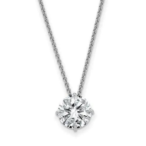 14 kt white gold necklace Bel Viaggio Designs, LLC