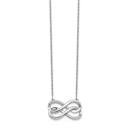 14 kt white gold necklace Bel Viaggio Designs, LLC