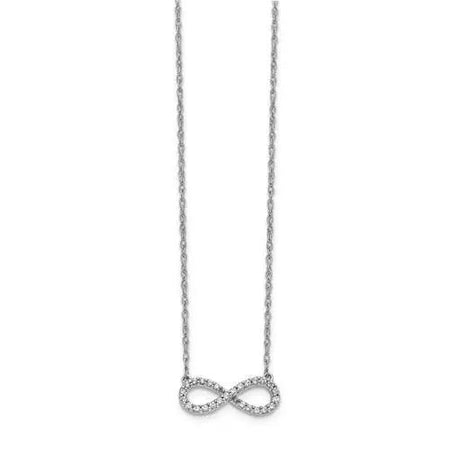 14 kt white gold necklace Bel Viaggio Designs, LLC