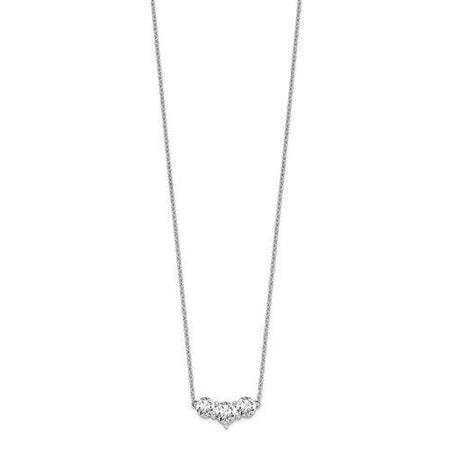 14 kt white gold necklace Bel Viaggio Designs, LLC