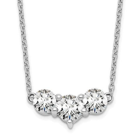 14 kt white gold necklace Bel Viaggio Designs, LLC