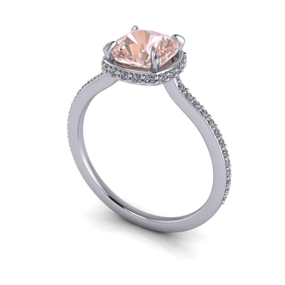 4.5 Morganite Rings Bel Viaggio Designs, LLC