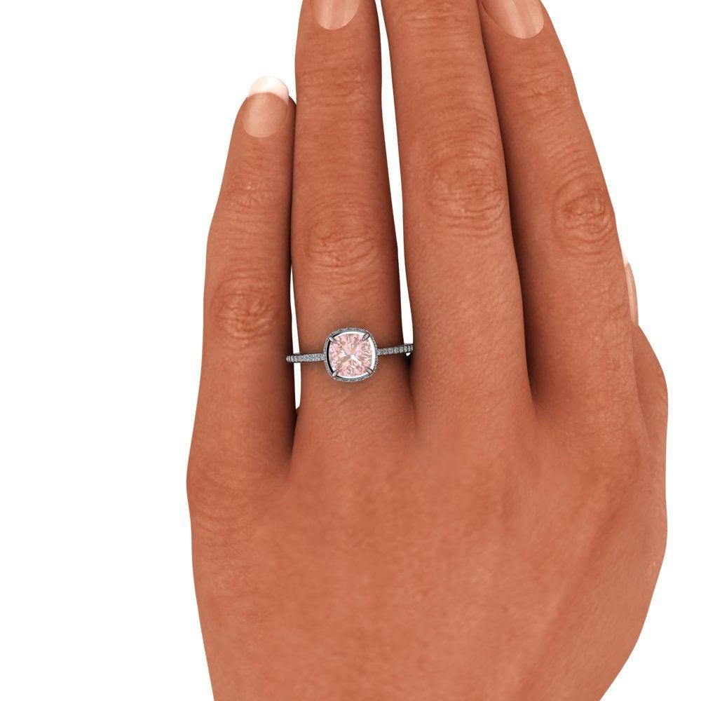 4.5 Morganite Rings Bel Viaggio Designs, LLC