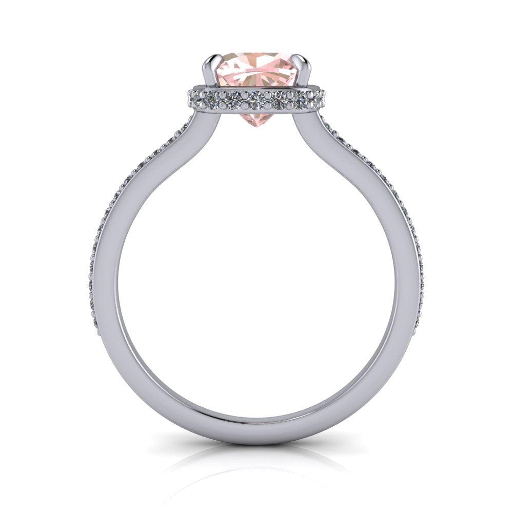 4.5 Morganite Rings Bel Viaggio Designs, LLC