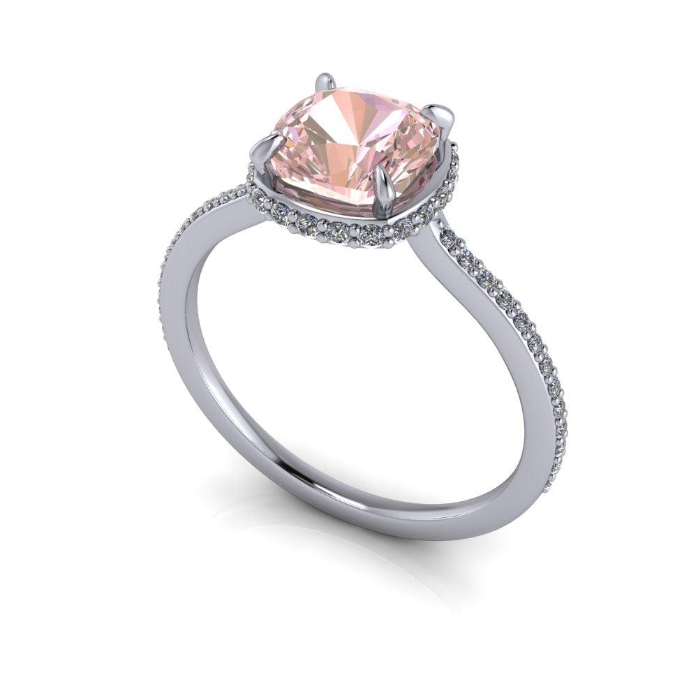 4.5 Morganite Rings Bel Viaggio Designs, LLC