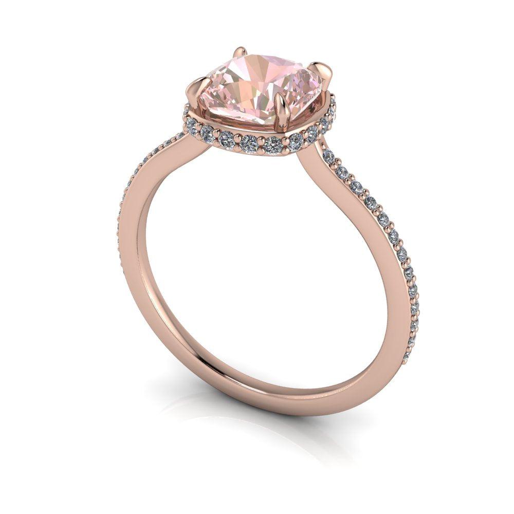 4.5 Morganite Rings Bel Viaggio Designs, LLC