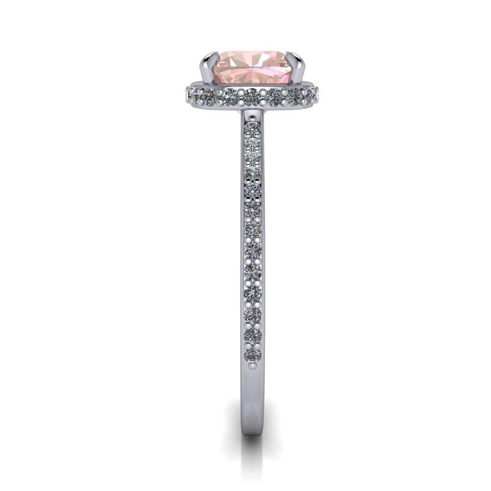 4.5 Morganite Rings Bel Viaggio Designs, LLC