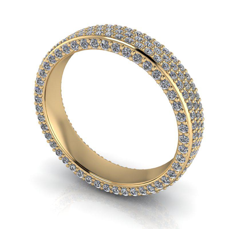 10kt yellow gold Wedding band Bel Viaggio Designs, LLC