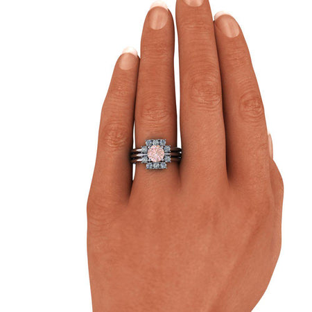 4.5 Morganite Rings Bel Viaggio Designs, LLC