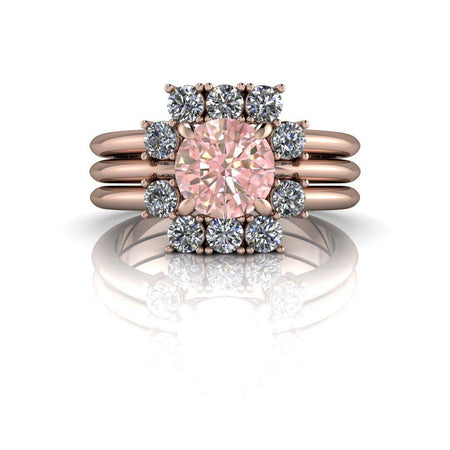 4.5 Morganite Rings Bel Viaggio Designs, LLC