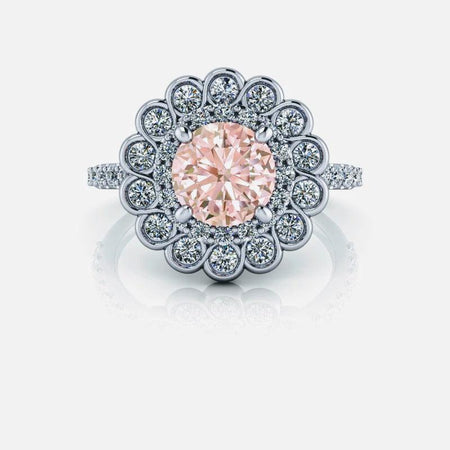 4.5 Morganite Rings Bel Viaggio Designs, LLC