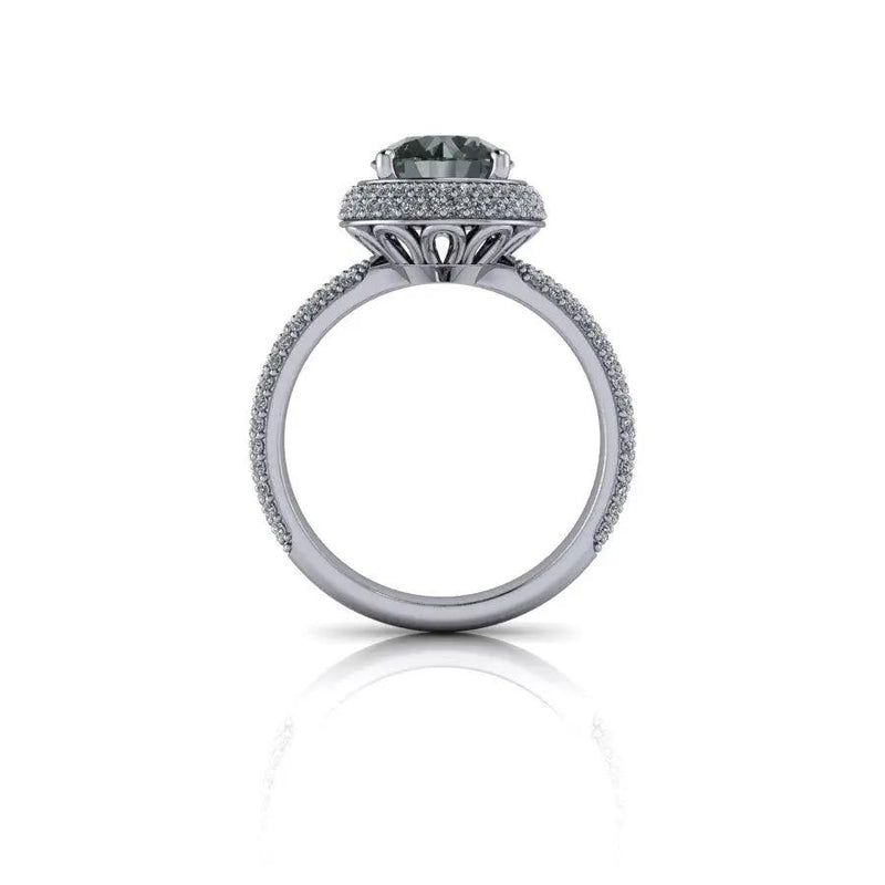 14kt White gold Engagement Ring Bel Viaggio Designs, LLC