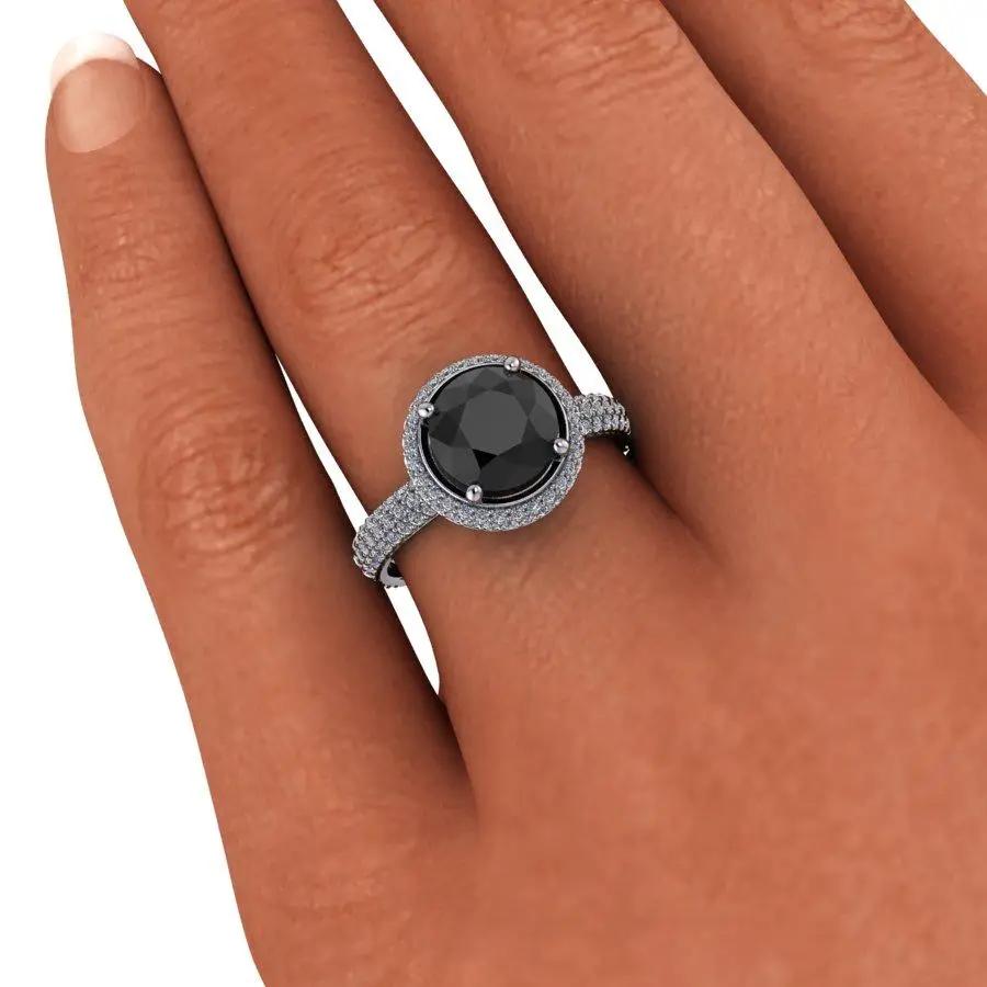 14kt White gold Engagement Ring Bel Viaggio Designs, LLC