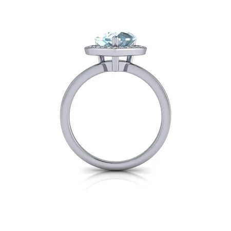 10kt white gold Engagement Ring Bel Viaggio Designs, LLC