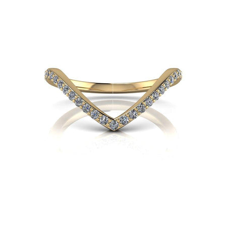 10kt yellow gold Wedding band Bel Viaggio Designs, LLC