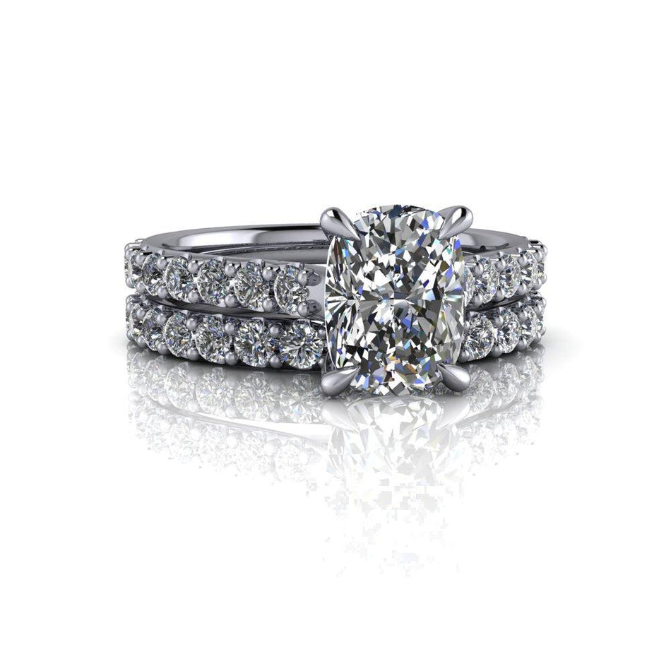 14 kt white gold Engagement Ring Bel Viaggio Designs, LLC