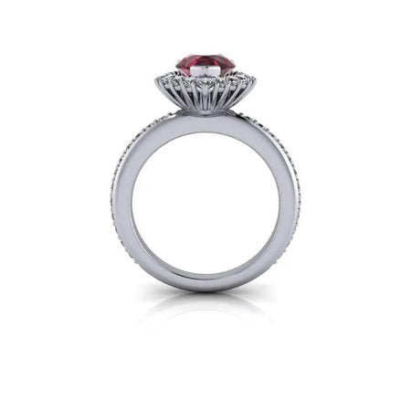 14 kt white gold Engagement Ring Bel Viaggio Designs, LLC