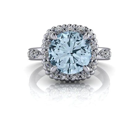 14 kt white gold Engagement Ring Bel Viaggio Designs, LLC