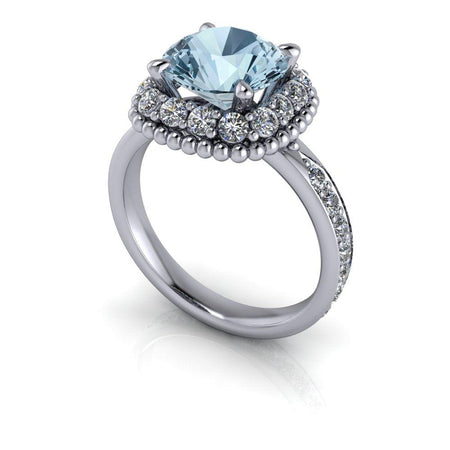 14 kt white gold Engagement Ring Bel Viaggio Designs, LLC