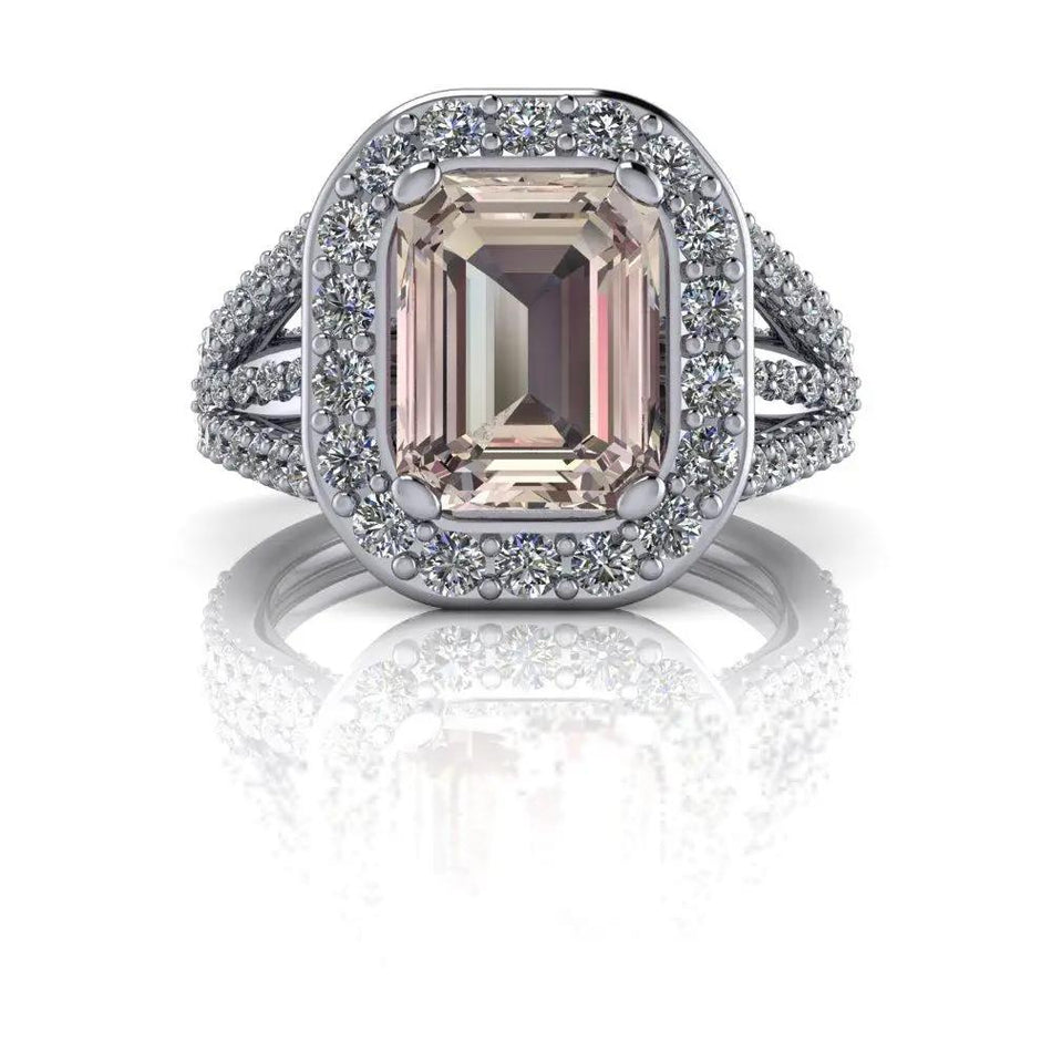 4.5 Morganite Rings Bel Viaggio Designs, LLC