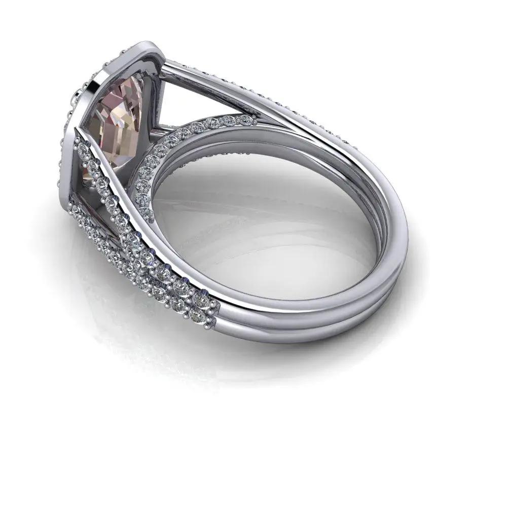 4.5 Morganite Rings Bel Viaggio Designs, LLC