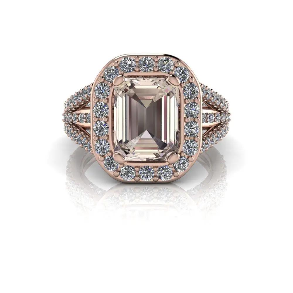 4.5 Morganite Rings Bel Viaggio Designs, LLC