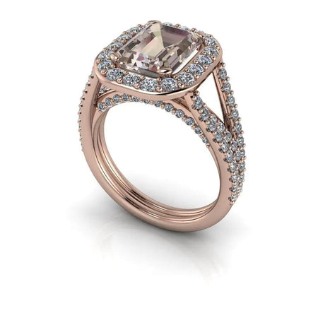 4.5 Morganite Rings Bel Viaggio Designs, LLC