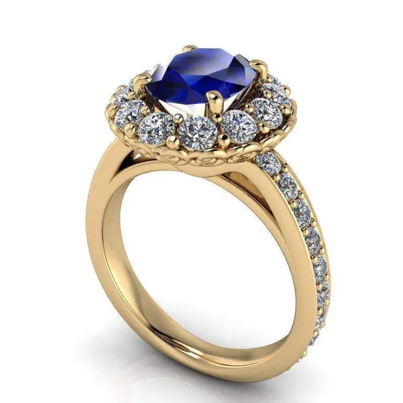 14 kt yellow gold Engagement Ring Bel Viaggio Designs, LLC