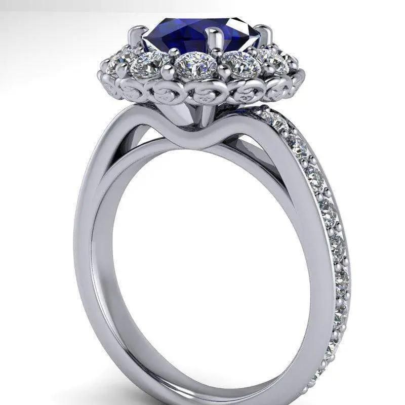 platinum Engagement Ring Bel Viaggio Designs, LLC