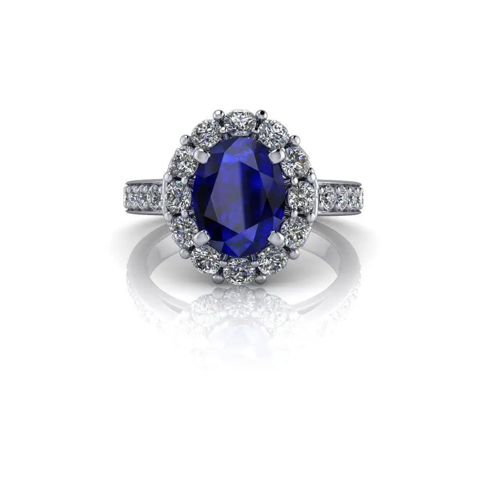 14 kt white gold Engagement Ring Bel Viaggio Designs, LLC