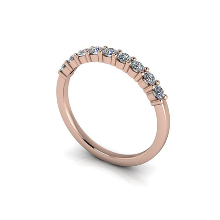 10kt rose gold Wedding band Bel Viaggio Designs, LLC