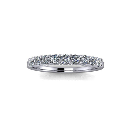 10kt white gold Wedding band Bel Viaggio Designs, LLC