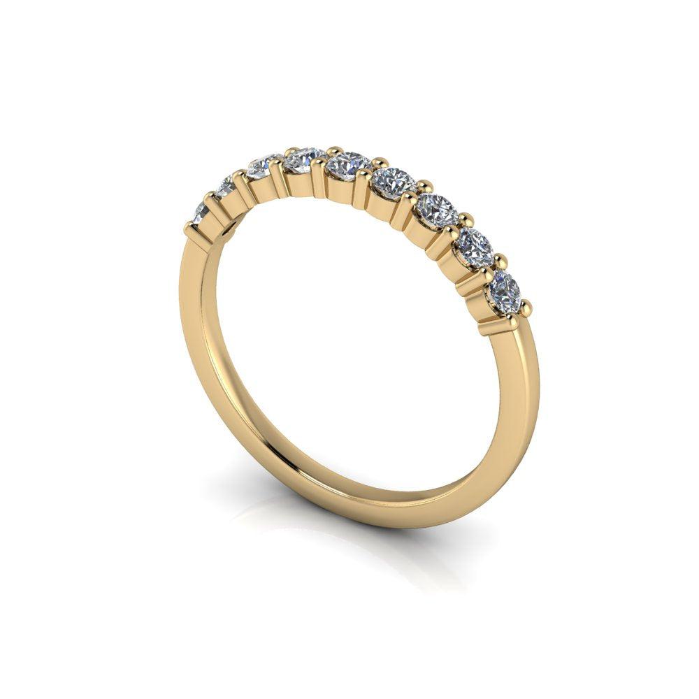 10kt yellow gold Wedding band Bel Viaggio Designs, LLC