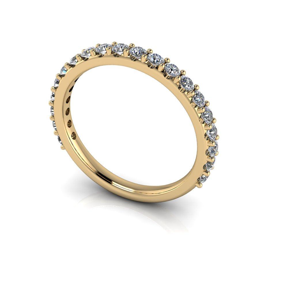 14 kt yellow gold wedding band Bel Viaggio Designs, LLC