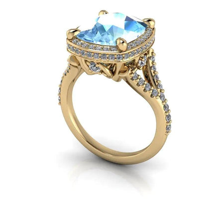 14 kt yellow gold Engagement Ring Bel Viaggio Designs, LLC