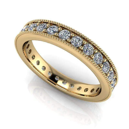 10kt yellow gold Wedding band Bel Viaggio Designs, LLC