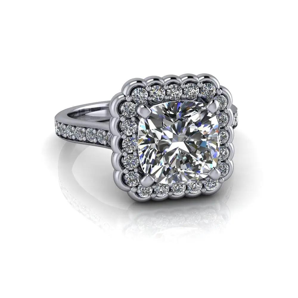 925 Silver Engagement Ring Bel Viaggio Designs, LLC