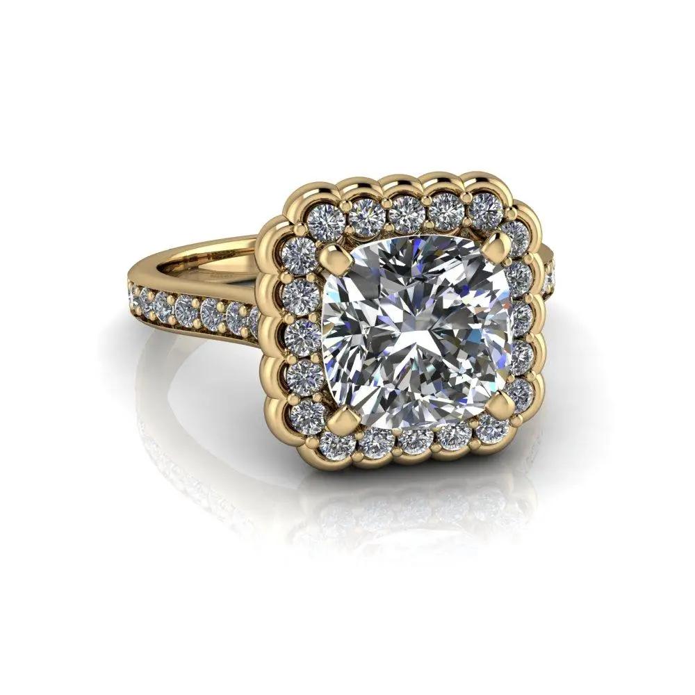 10kt yellow gold Engagement Ring Bel Viaggio Designs, LLC