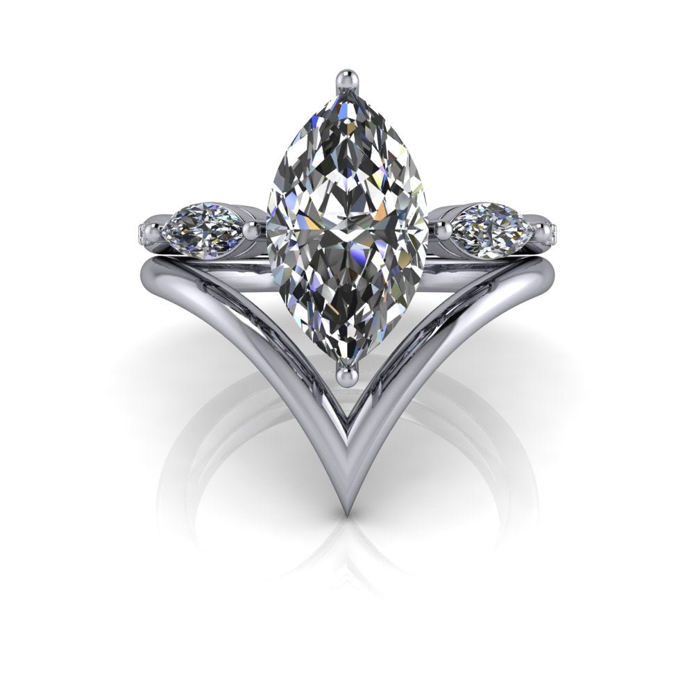 925 Silver Engagement Ring Bel Viaggio Designs, LLC