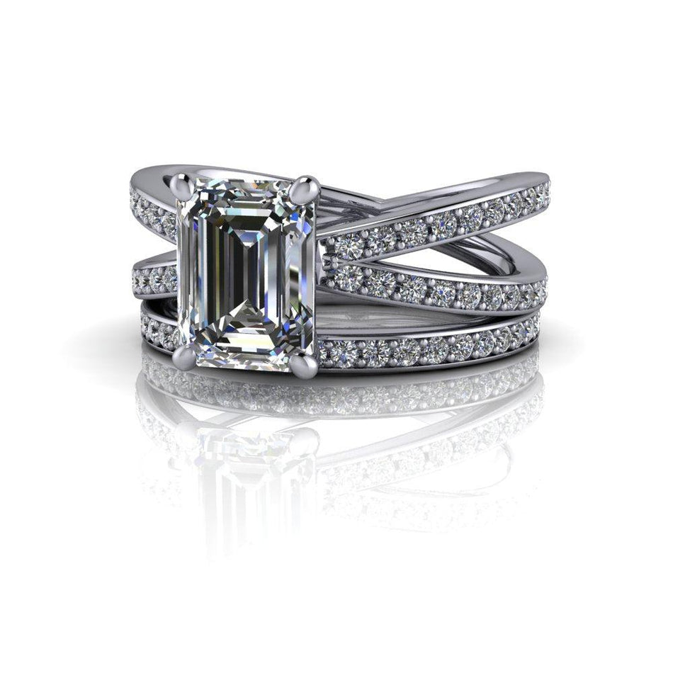 925 Silver Engagement Ring Bel Viaggio Designs, LLC